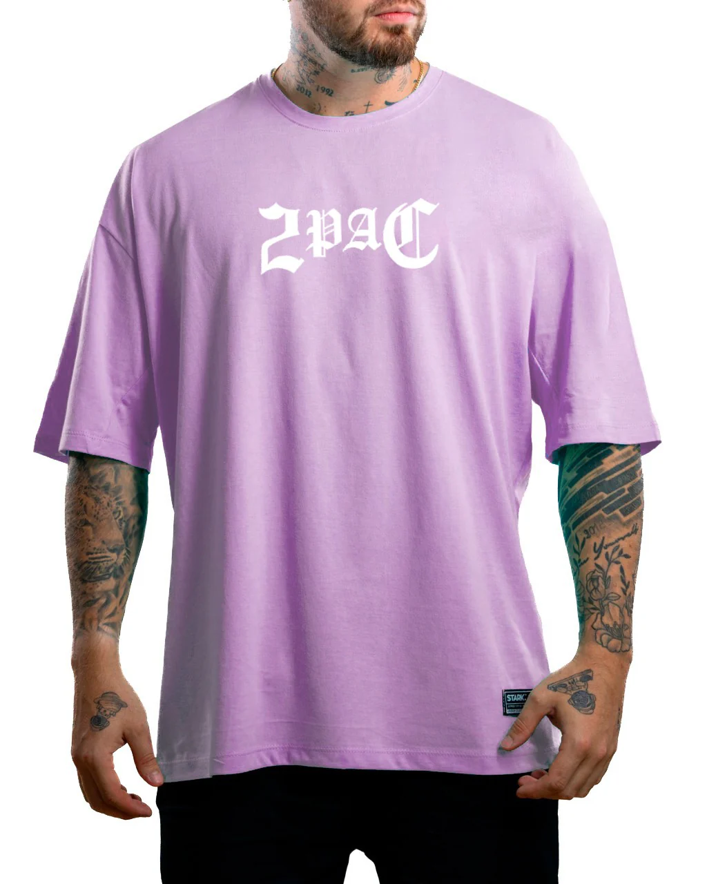 Oversize Lila Thug Life