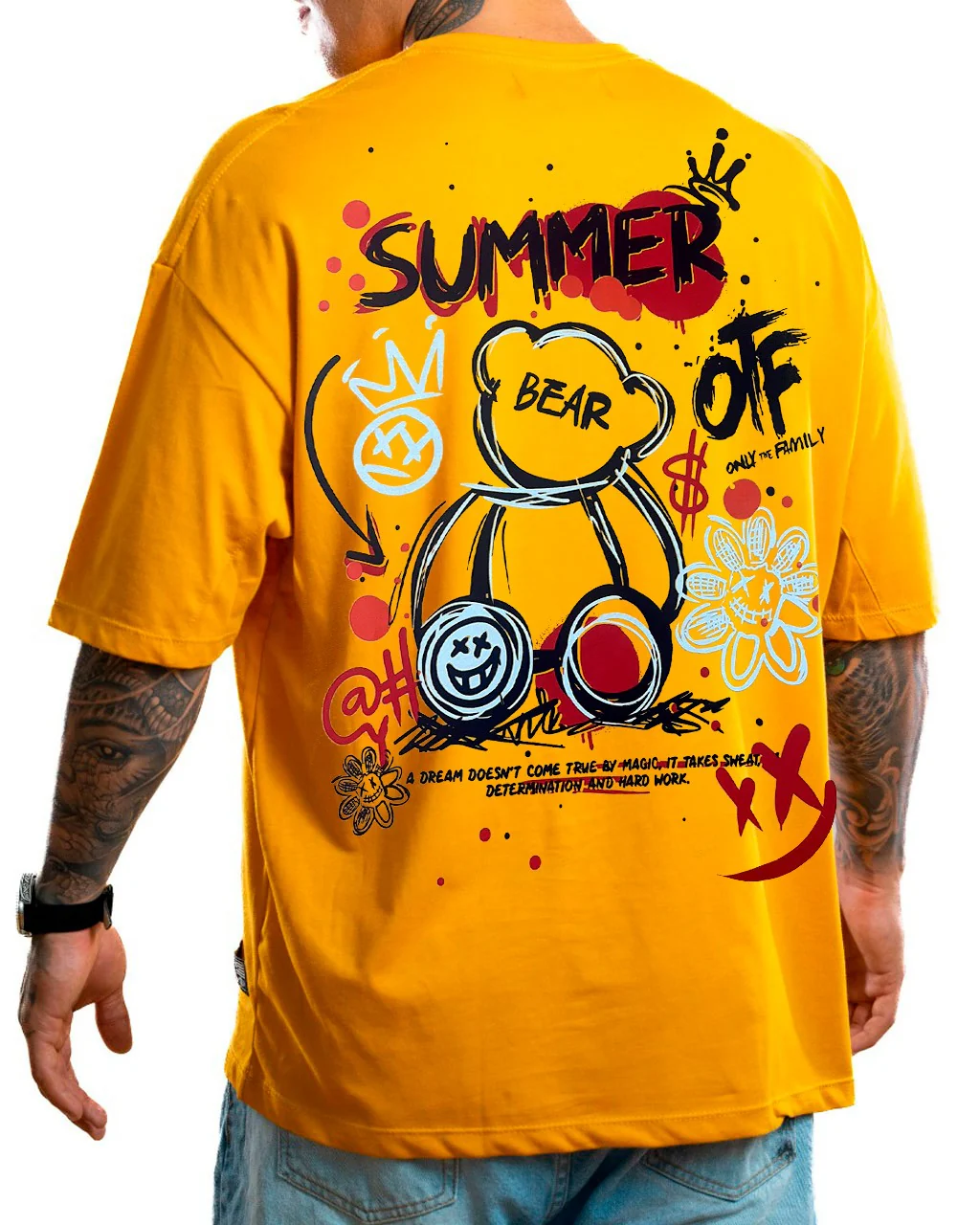Oversize mostaza summer bear