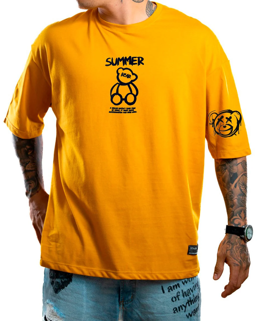 Oversize mostaza summer bear - Image 2