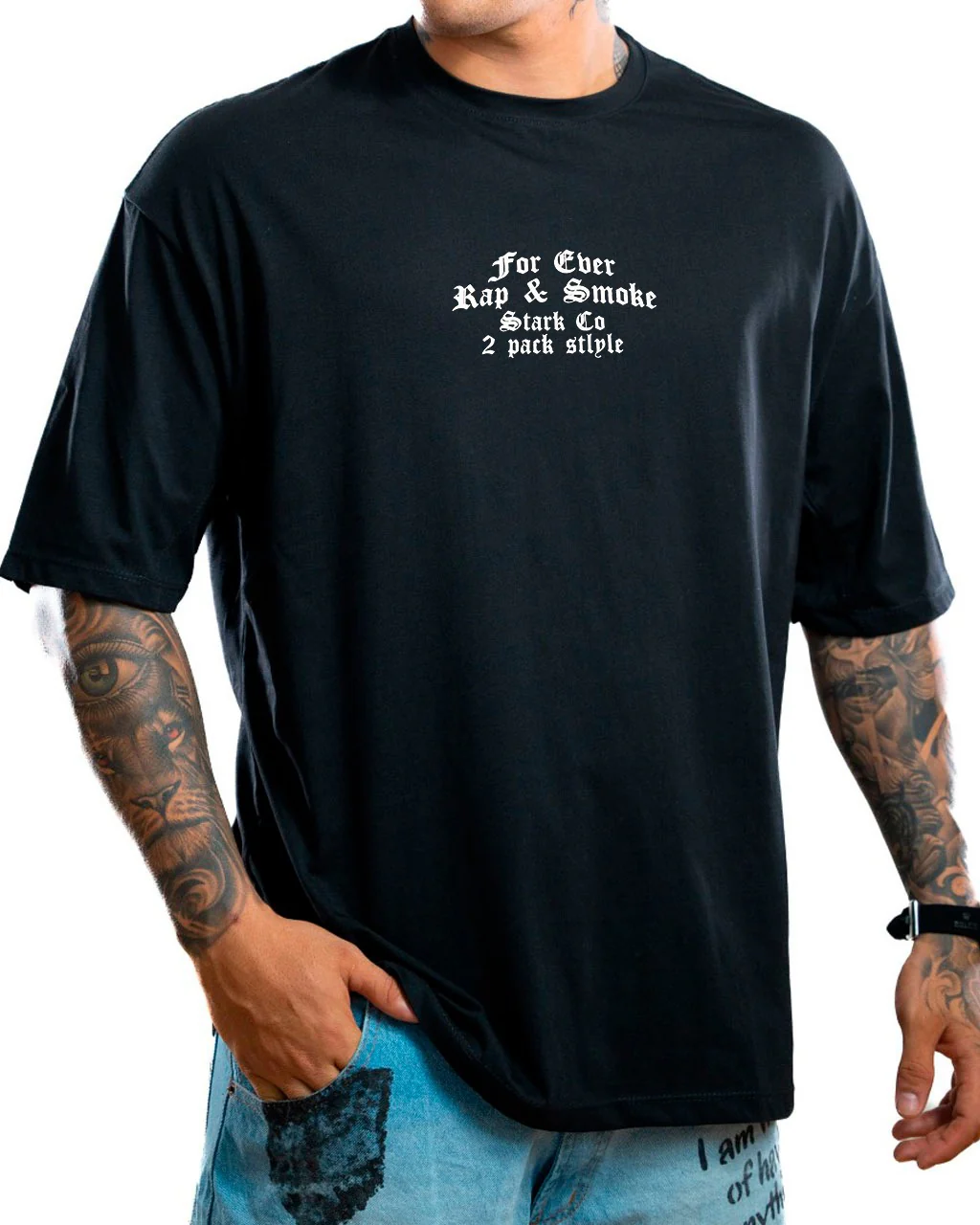Oversize negra 2pac smoke - Image 2