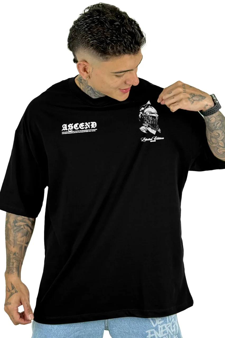 Oversize Negra Ascend Alto Gramaje - Image 2
