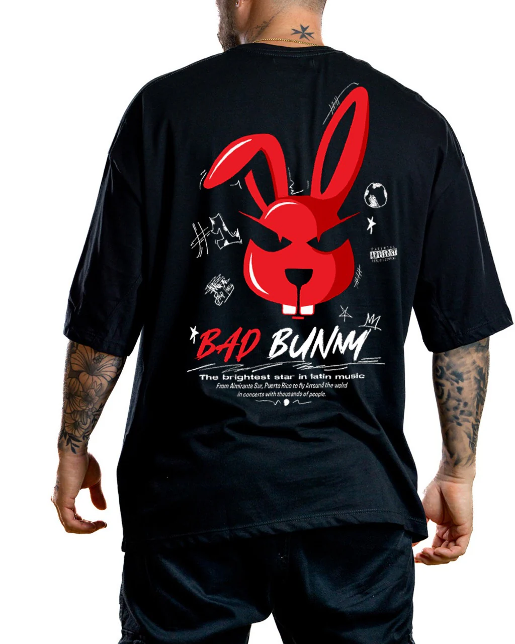 Oversize negra bad bunny