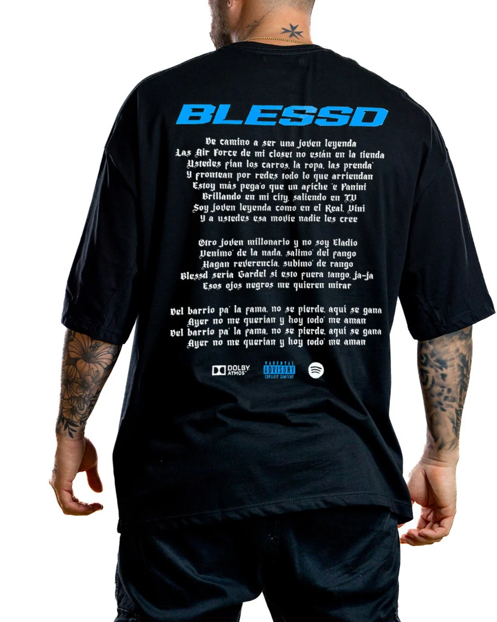 Oversize negra blessed