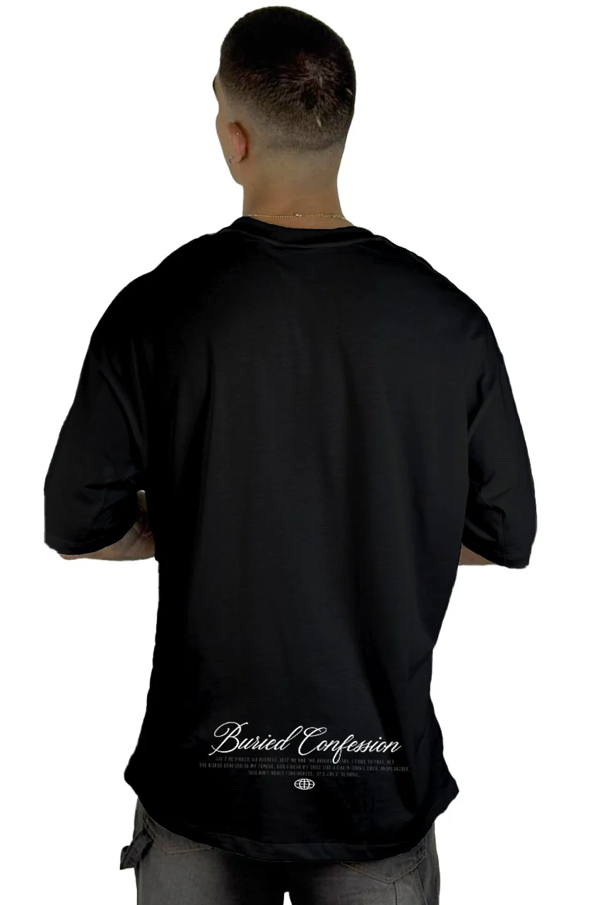 Oversize Negra Buried Confession Alto Gramaje - Image 2