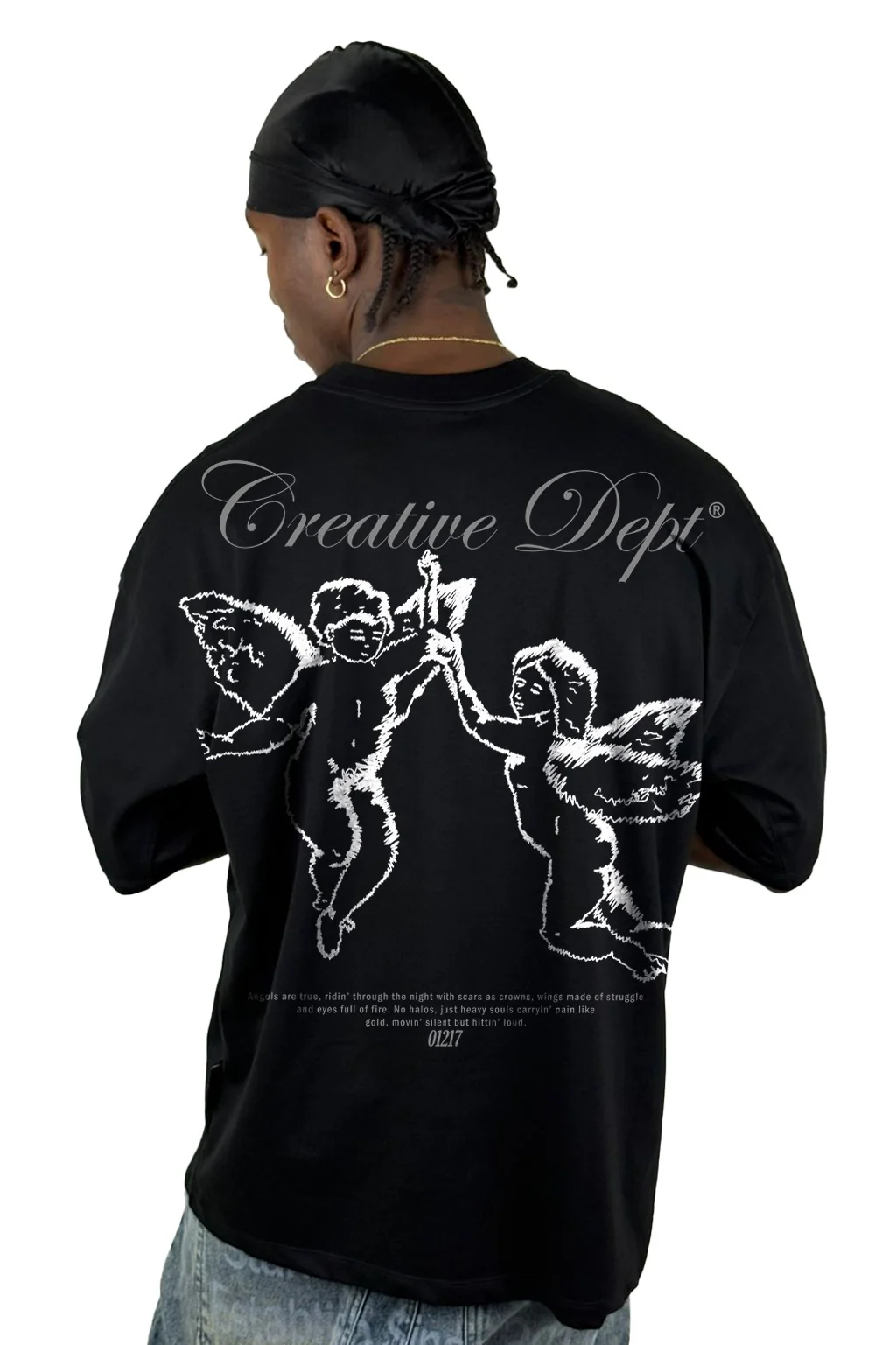 Oversize Negra Creative Dept Angeles