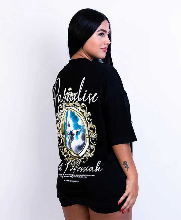 Oversize Negra The Messiah Alto Gramaje - Image 3