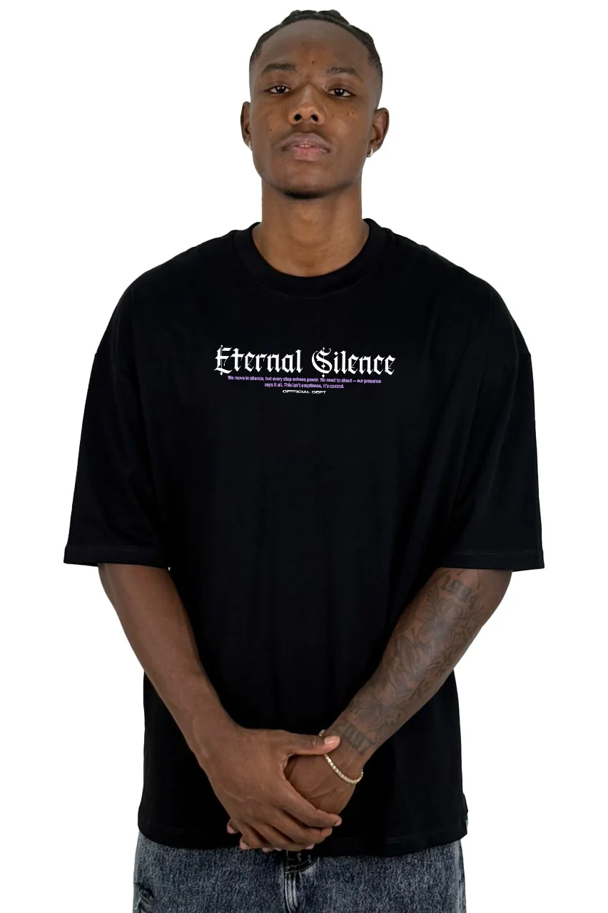 Oversize Negra Eternal Silence Alto Gramaje - Image 2