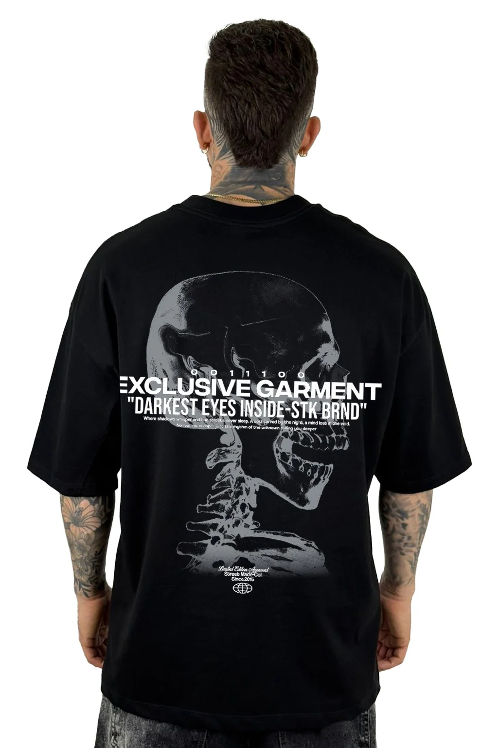 Oversize Negra Exclusive Garment Alto Gramaje