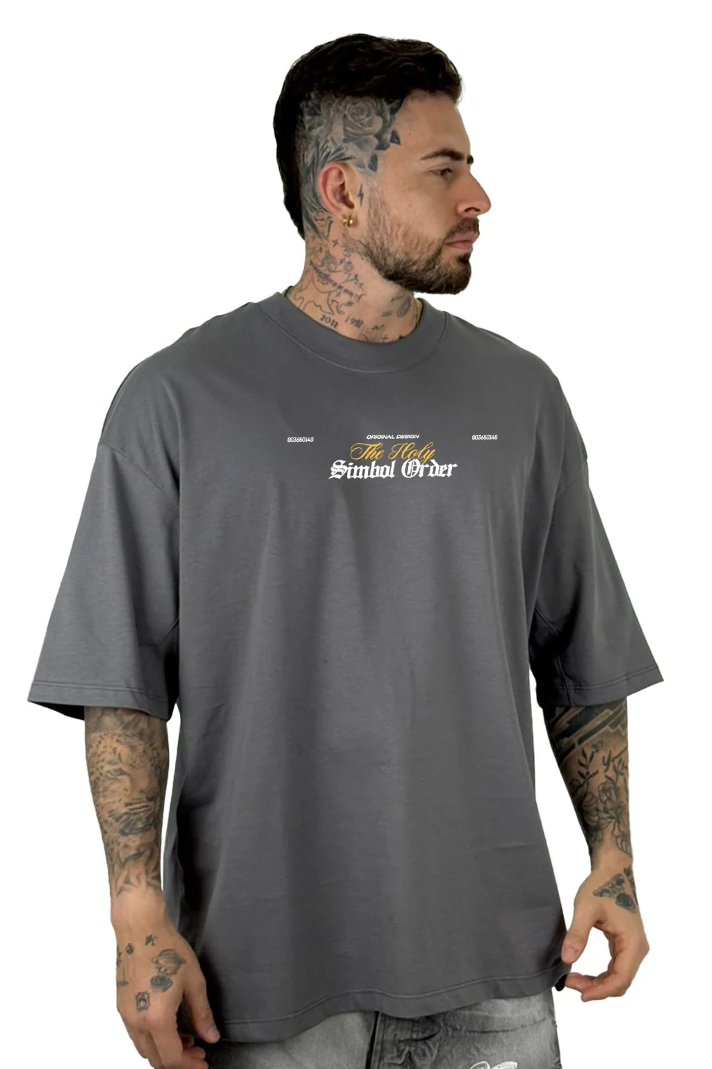 Oversize Gris Simbol Order alto gramaje - Image 2