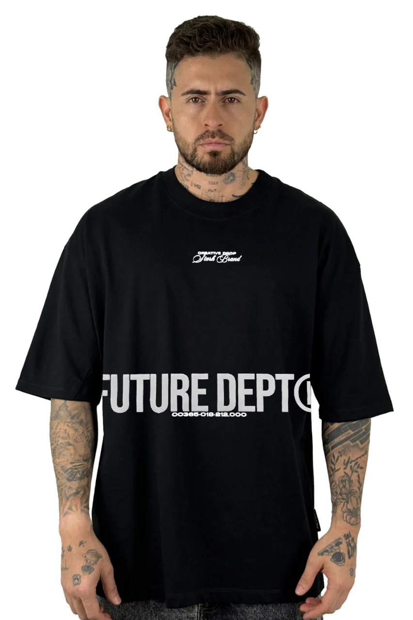 Oversize Negra Future Dept Alto Gramaje - Image 2