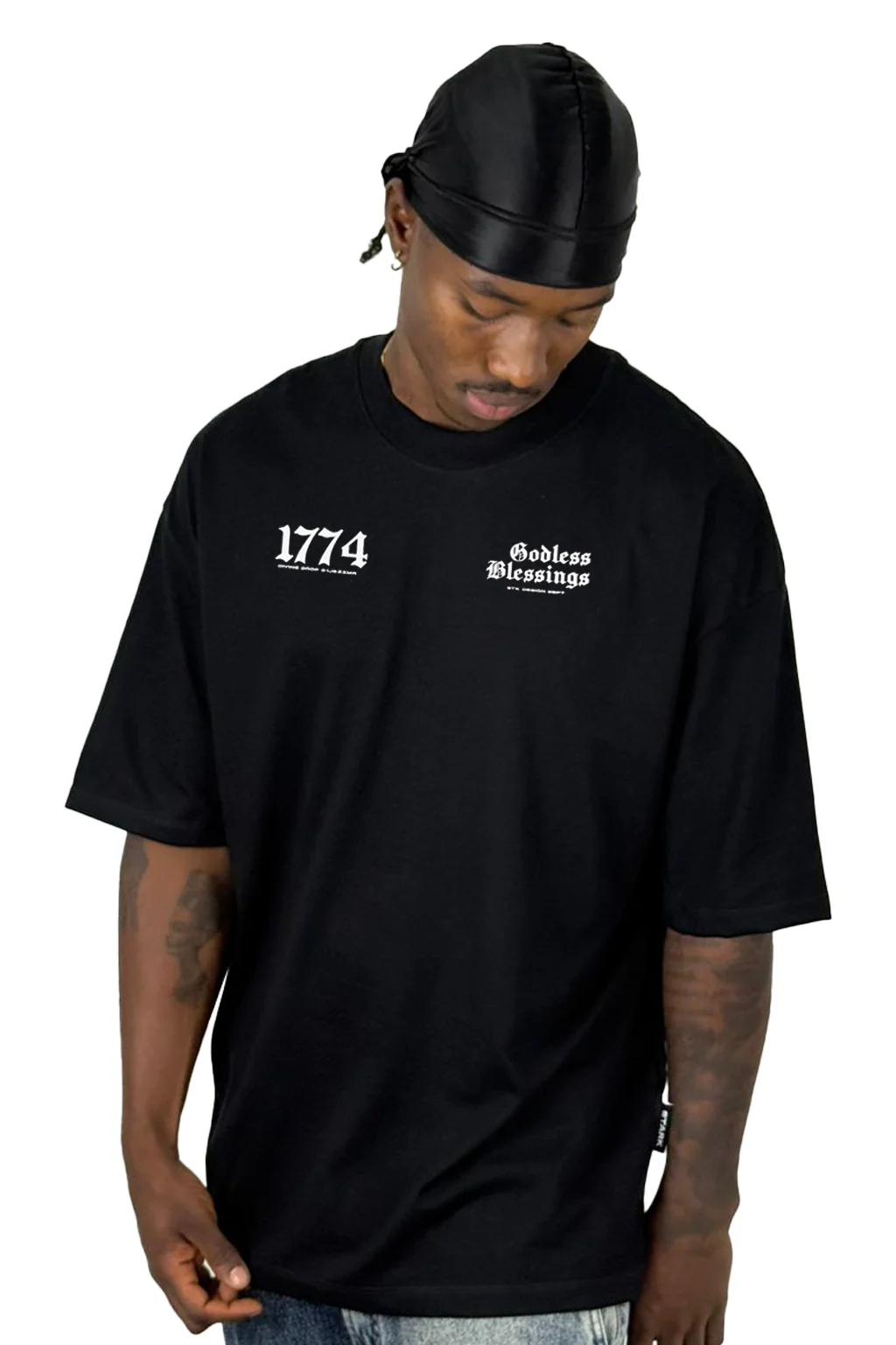 Oversize Negra Godless Blessing 1774 Alto Gramaje - Image 2