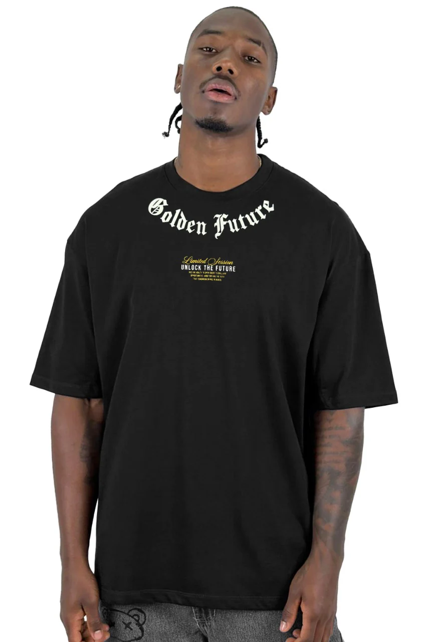 Oversize Negra Golden future alto gramaje - Image 2