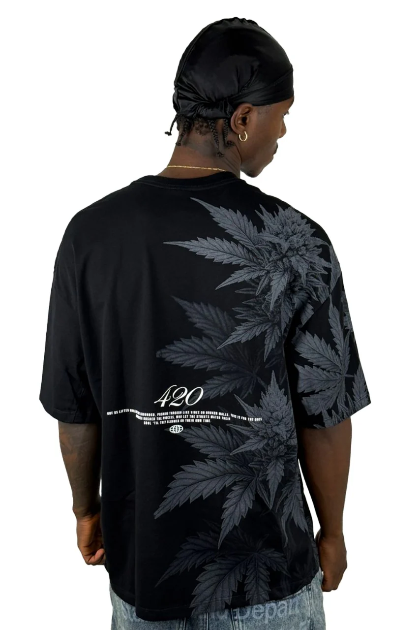 Oversize Negra Growth 420 Alto Gramaje - Image 2