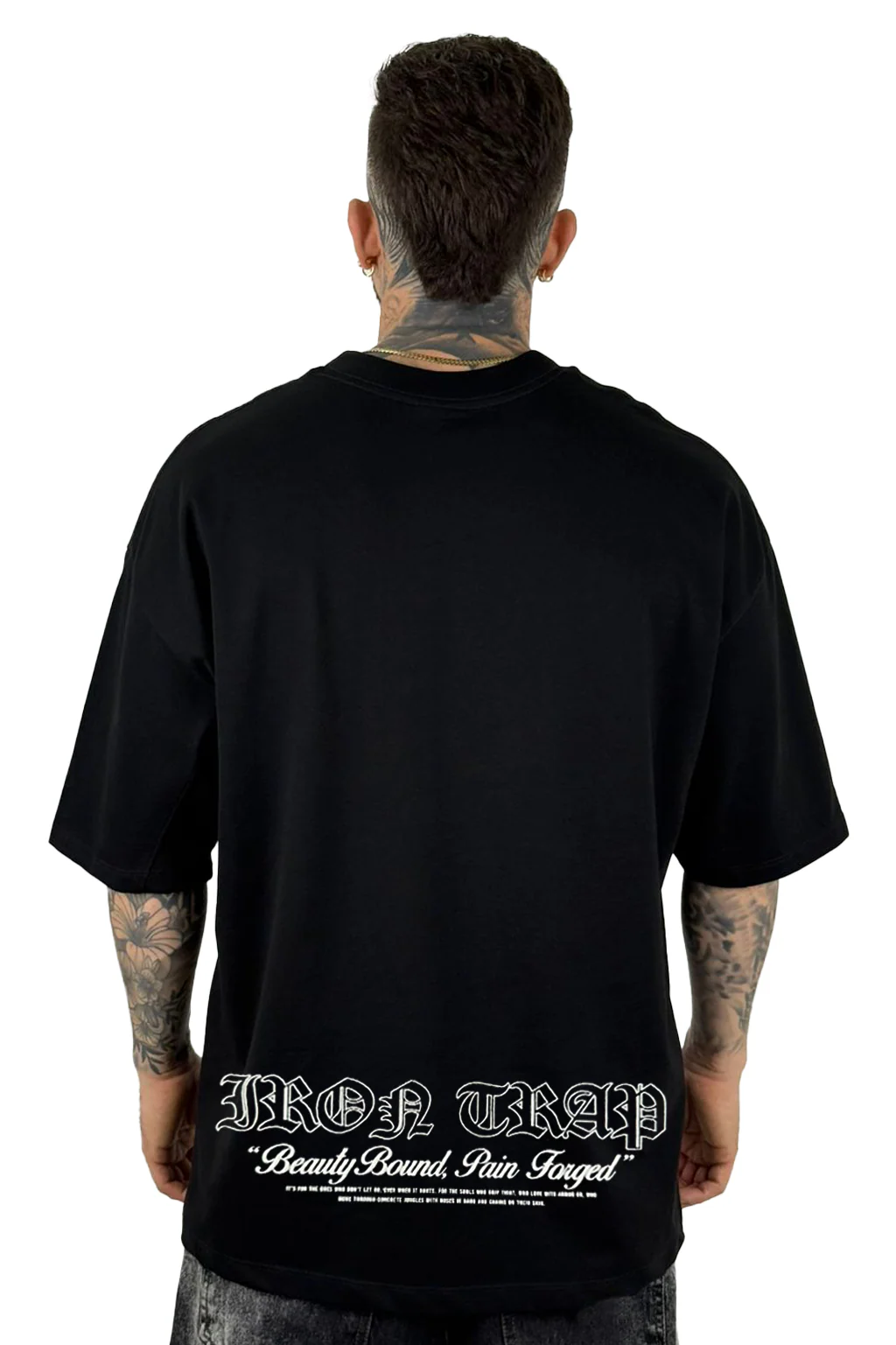 Oversize Negra Iron Trap Alto Gramaje - Image 2