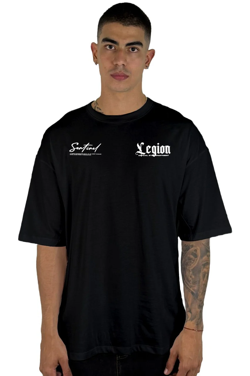 Oversize Negra Legion Alto Gramaje - Image 3
