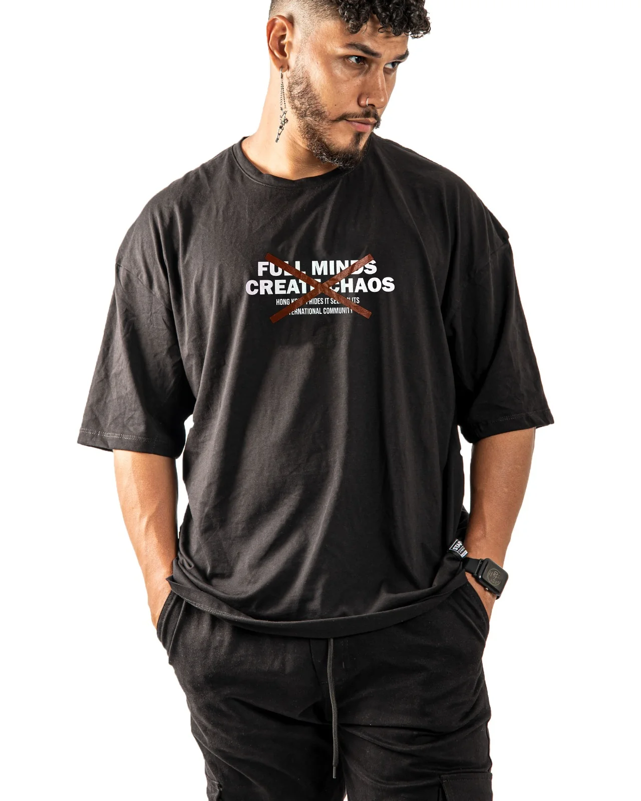 Oversize negra full minds - Image 2