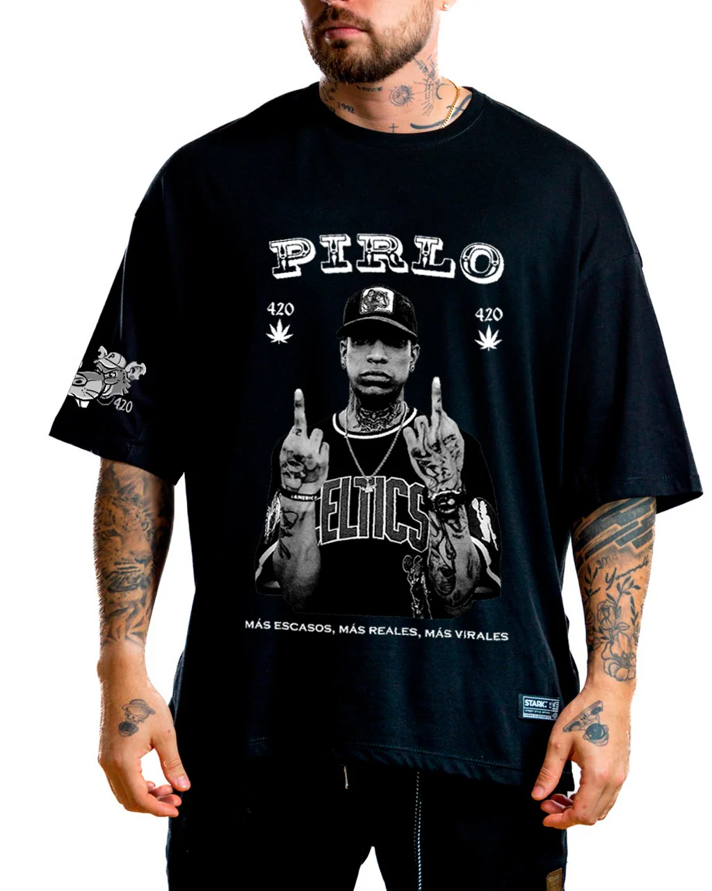 Oversize Negra Pirlo 420