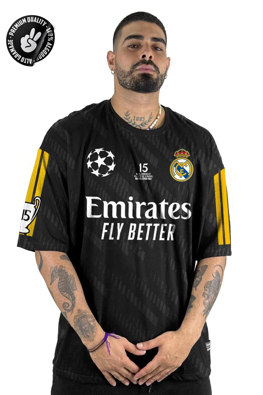 Oversize negra real madrid 9 - Image 2