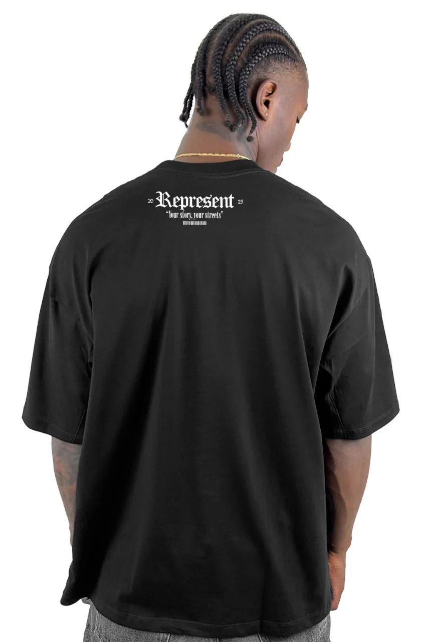 Oversize Negra Represent Alto Gramaje - Image 2