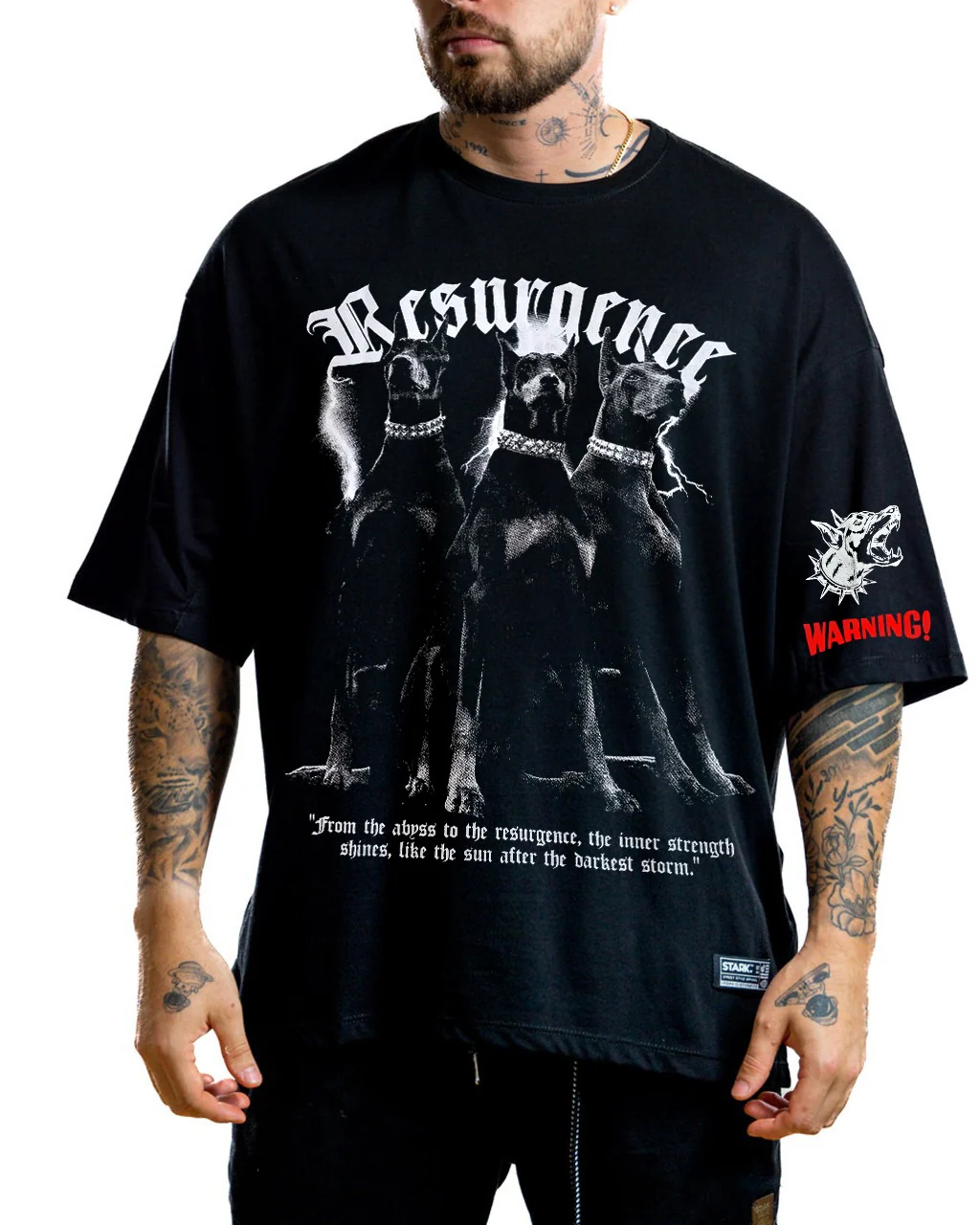Oversize Negra Resurgence  Dogs