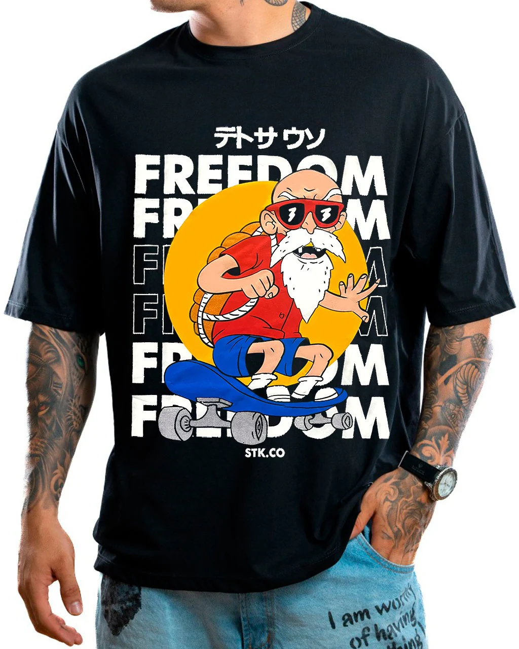 Oversize negra roshi freedom