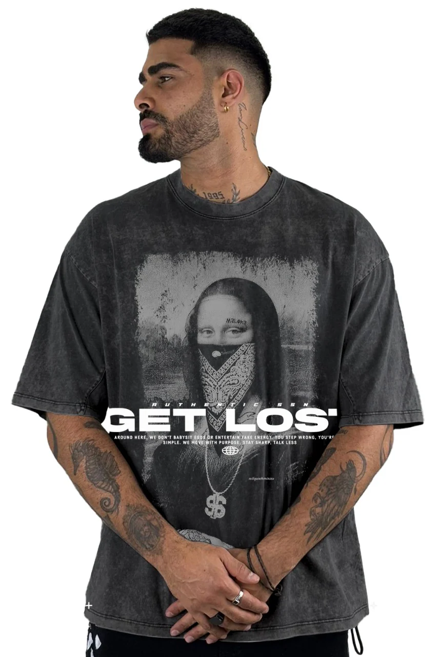Oversize Negra Sky Get Lost