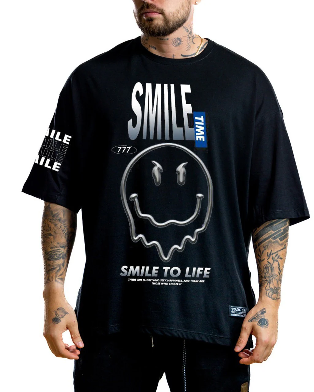 Oversize negra smile