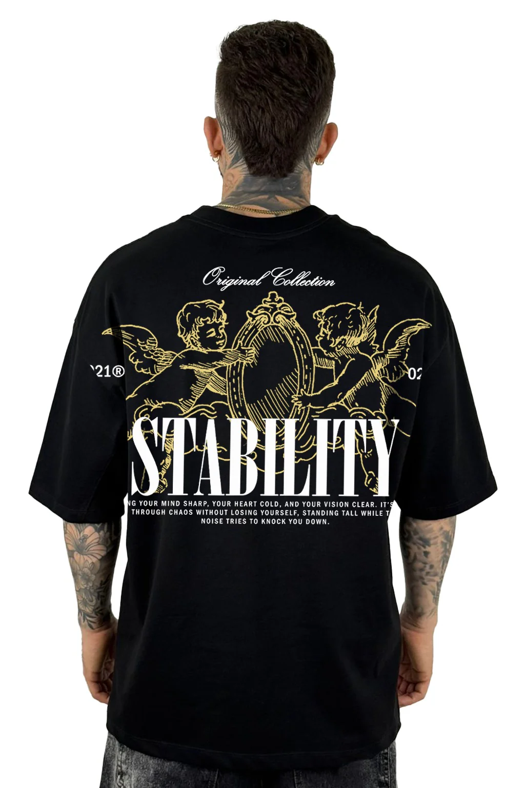 Oversize Negra Stability Alto Gramaje