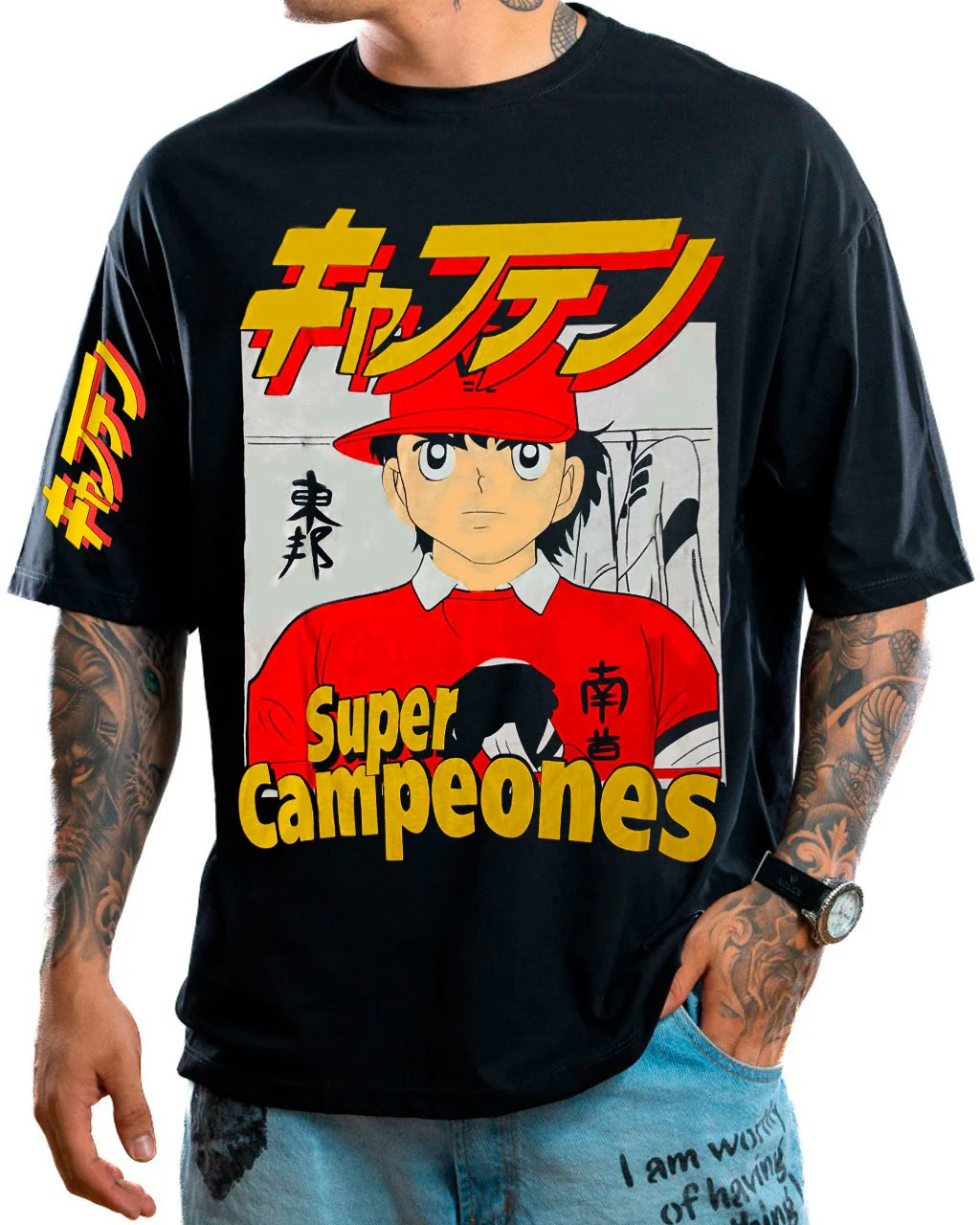 Oversize Negra Super campeones