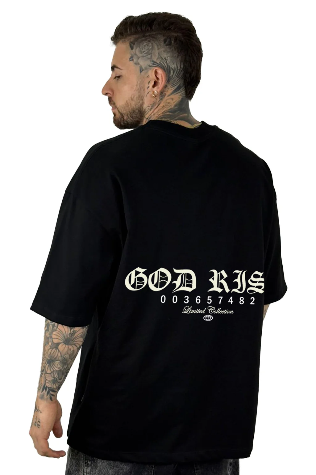 Oversize Negra We Rise alto gramaje - Image 2