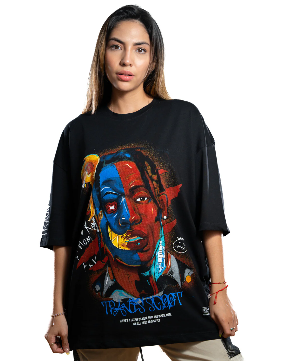 Oversize negra travis fly - Image 2