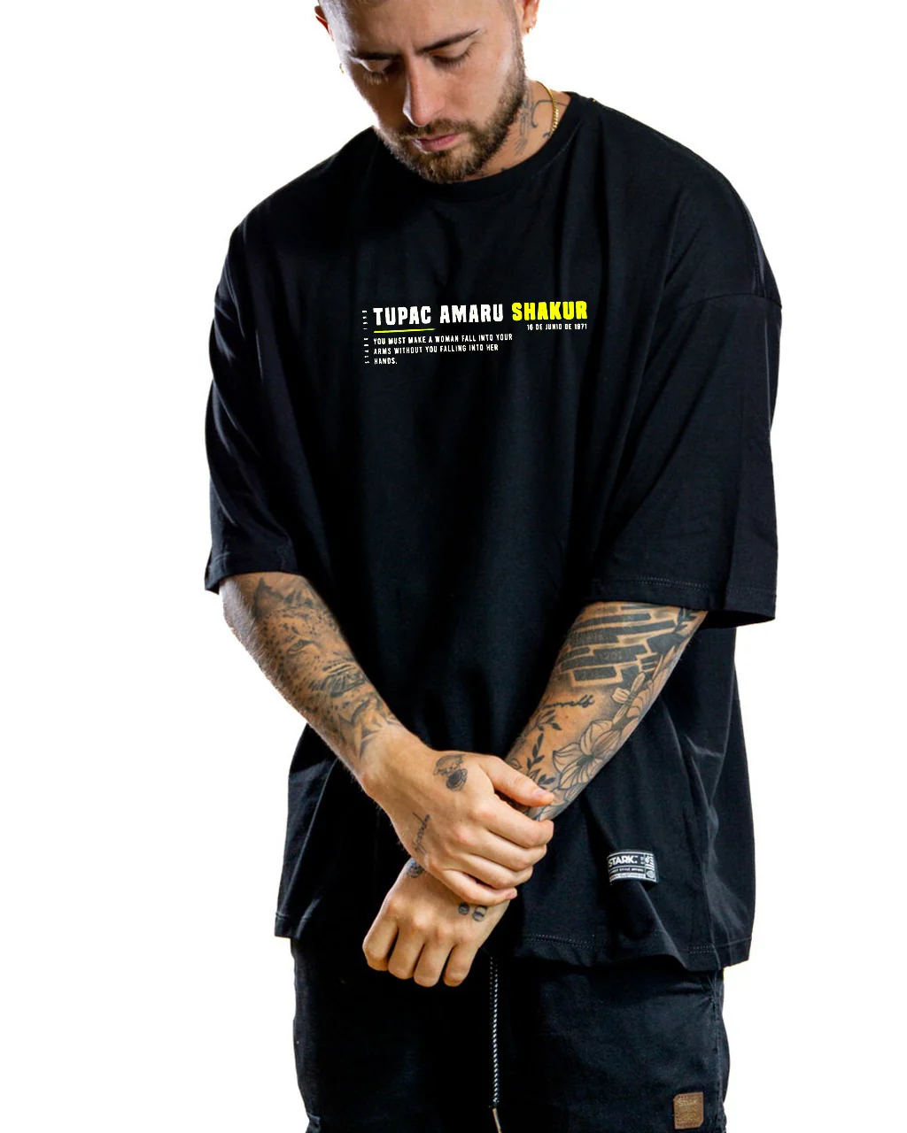 Oversize negra TUPAC SHAK