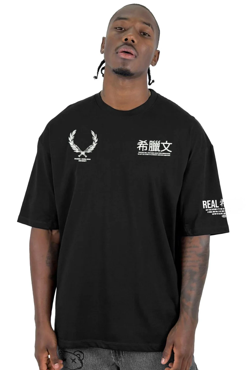Oversize DAVID Negra Unreal Design Alto Gramaje - Image 2