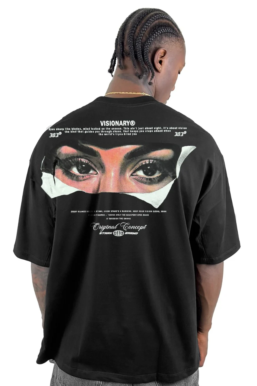 Oversize Negra Visionary 1774 Alto Gramaje