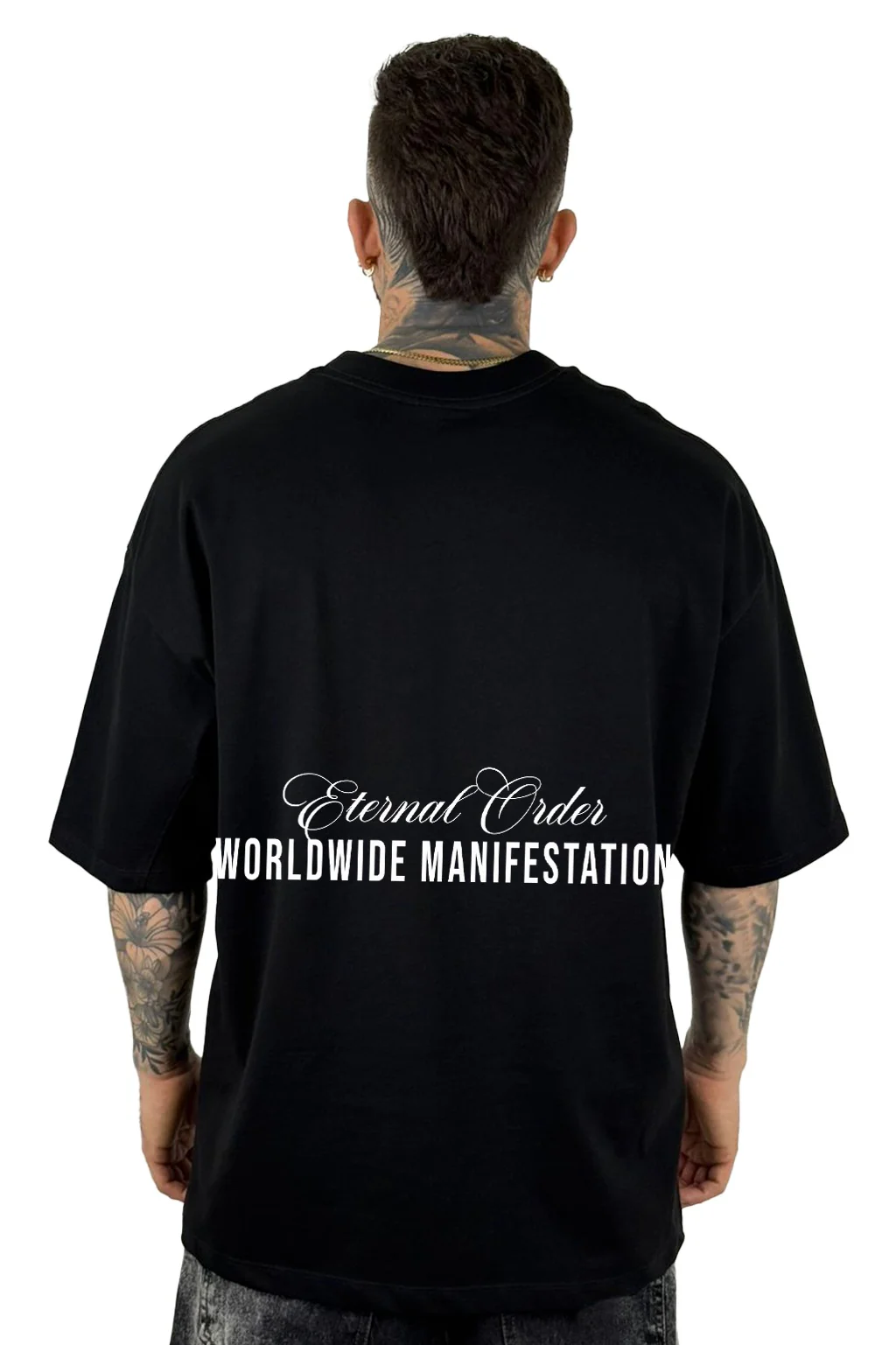 Oversize Negra Eternal Order MMXXV Alto Gramaje - Image 2