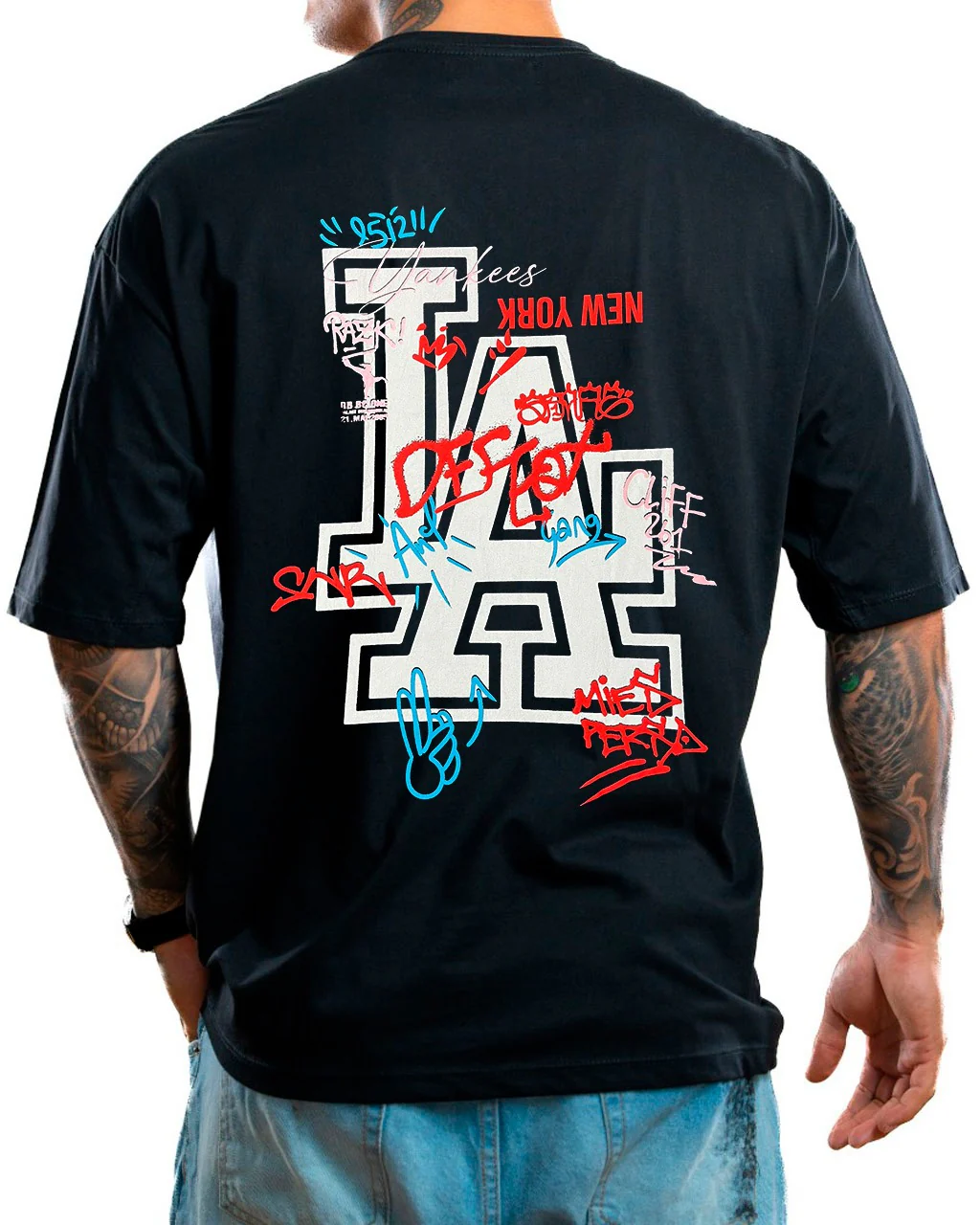 Oversize negro LA graffity - Image 2