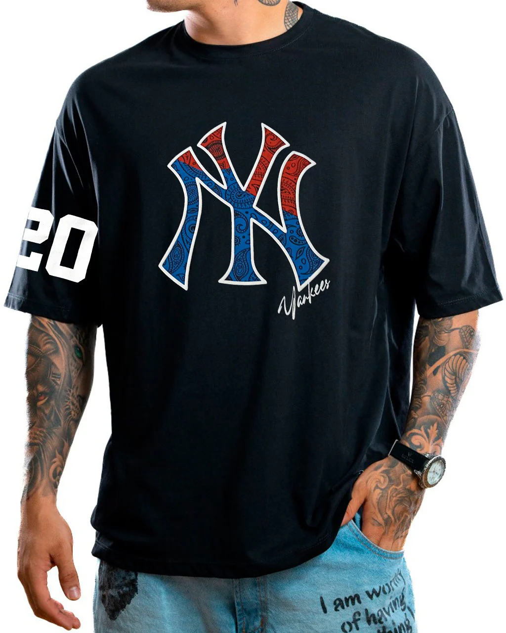 Oversize negro ny 20