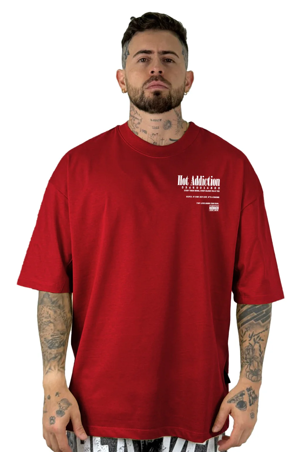 Oversize Roja Hot Addiction Alto Gramaje - Image 2