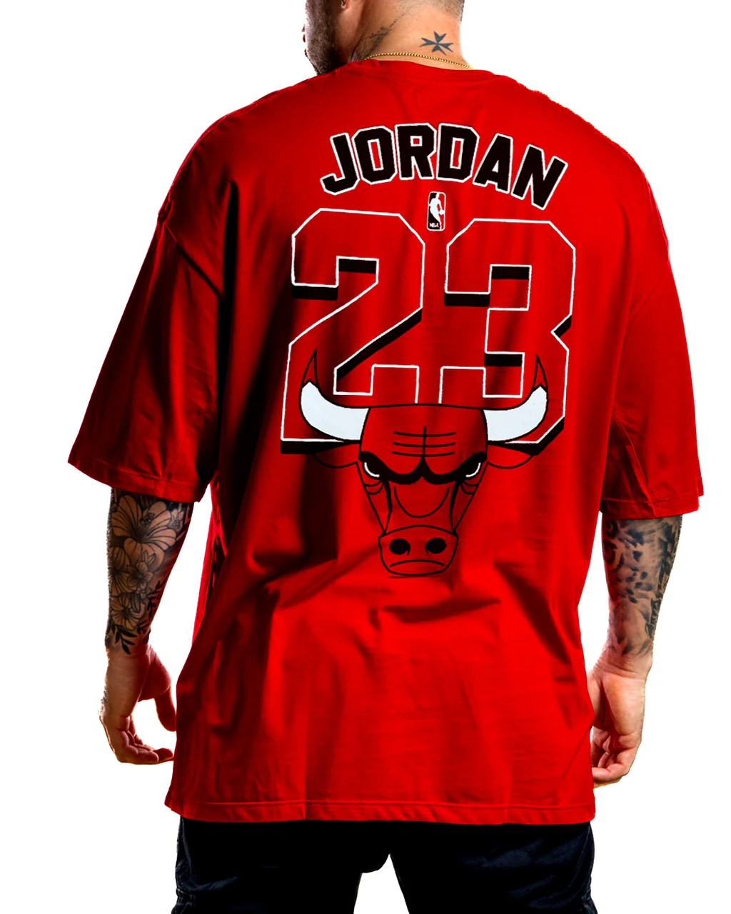 Oversize roja jordan 23