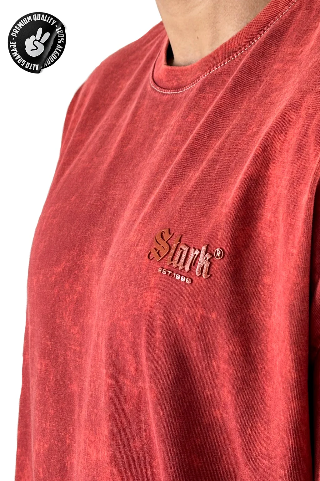 Oversize Roja Stark Alto Gramaje SKY - Image 2