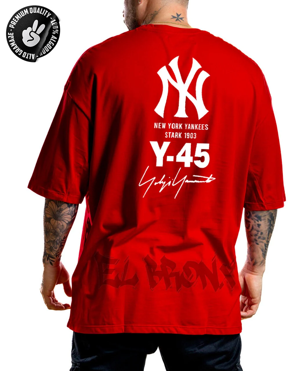 Oversize Roja Y-45 New York Alto Gramaje - Image 2