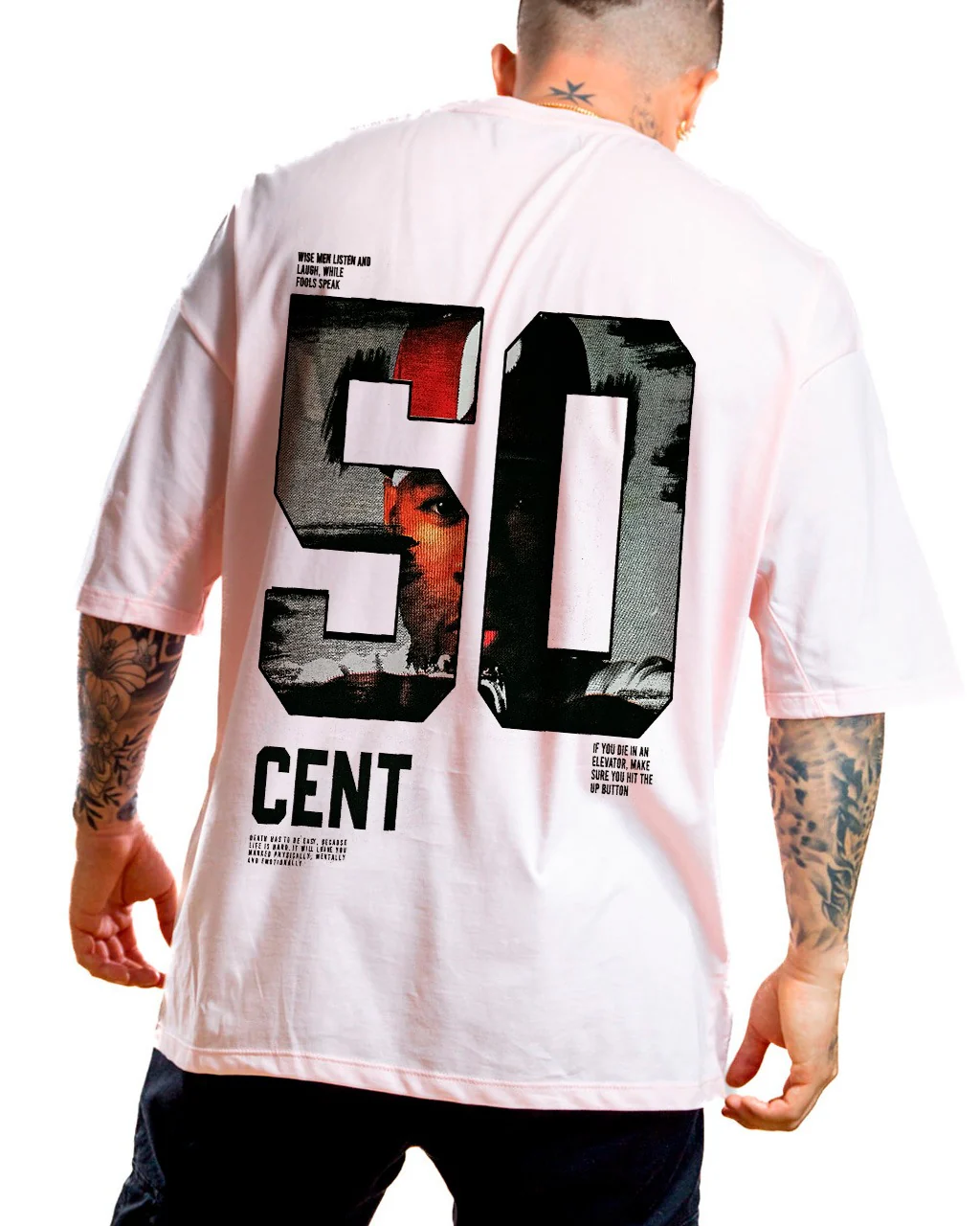 Oversize Rosada 50 Cent