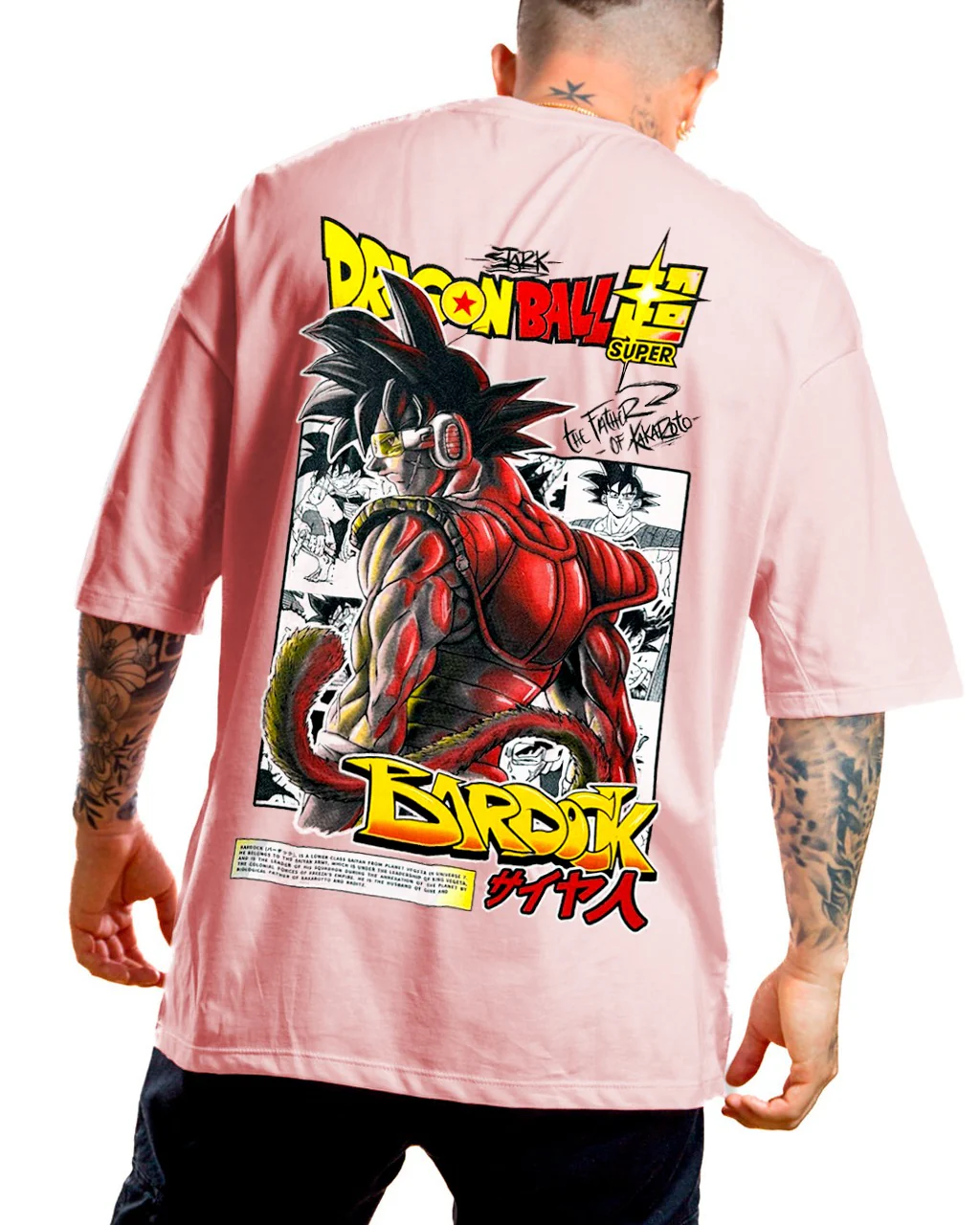 Oversize Rosado Bardock Dragon Ball