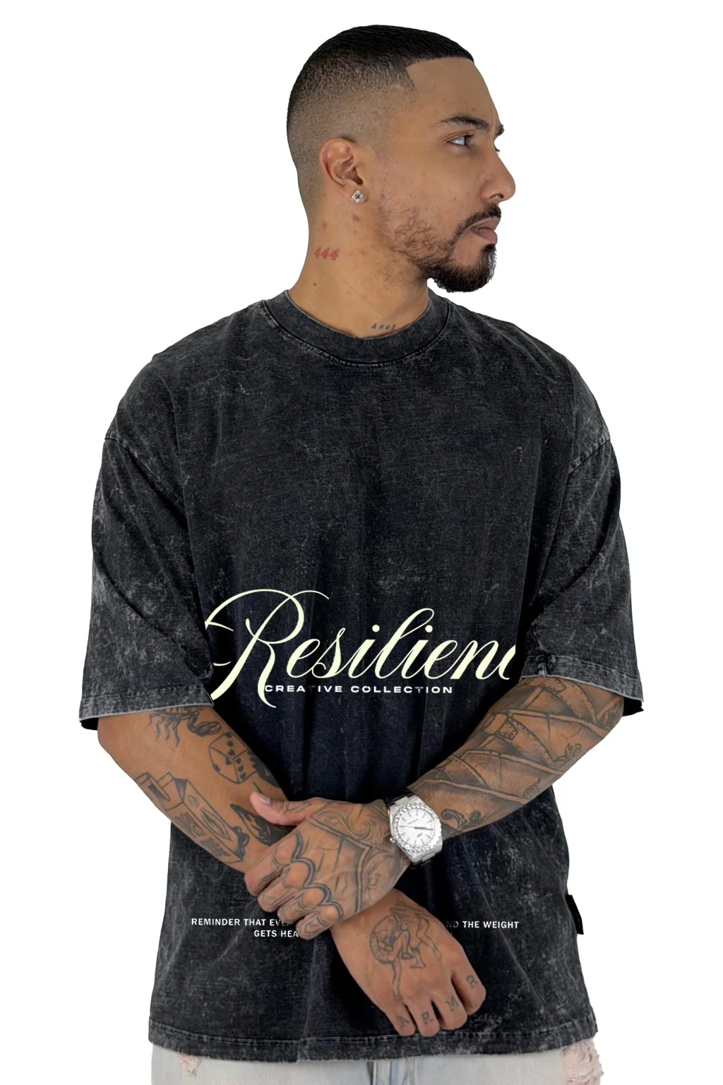Oversize sky Negra Resilience Leopardo