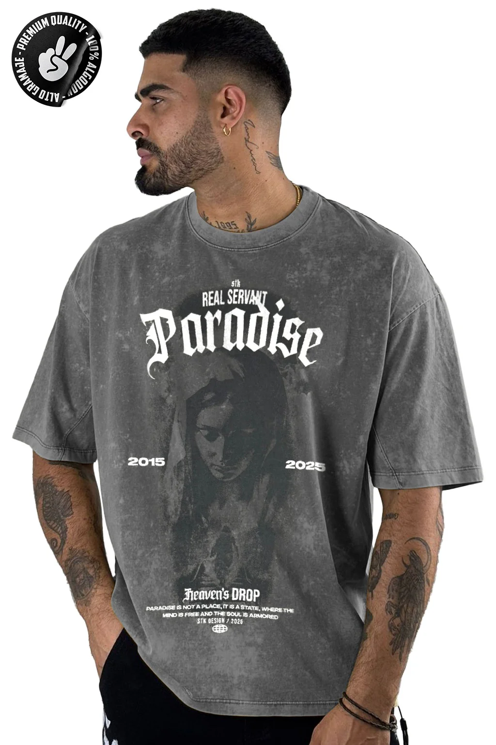 Oversize sky Gris Real Servant Paradise