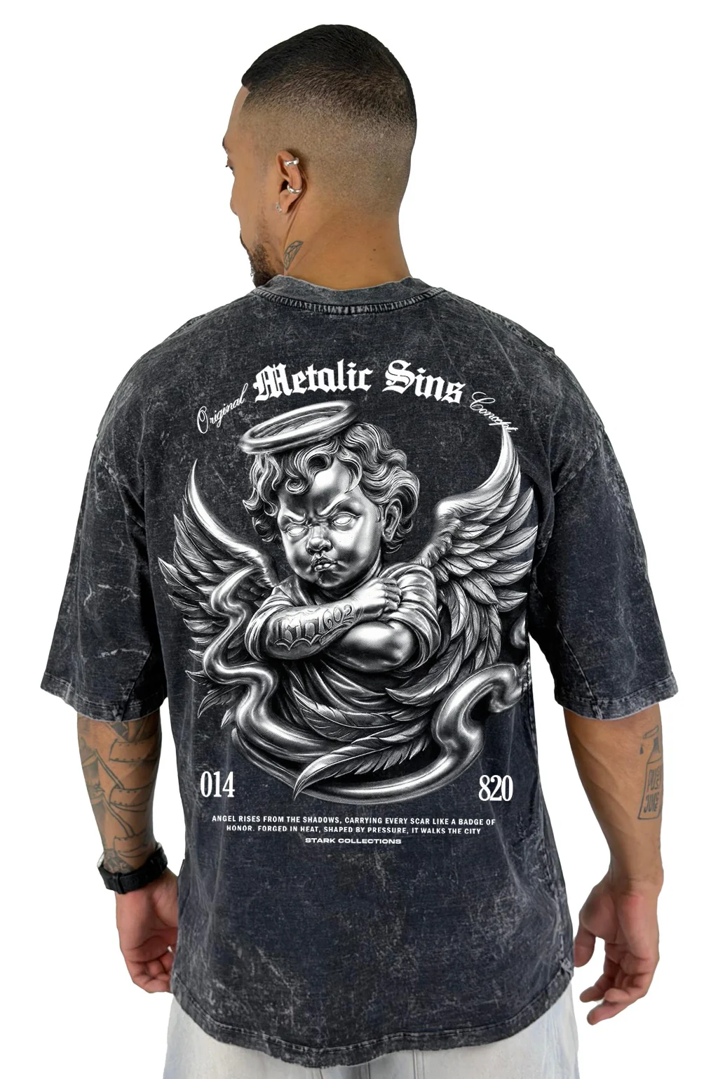 Oversize sky Negra Metalic Sins Angel