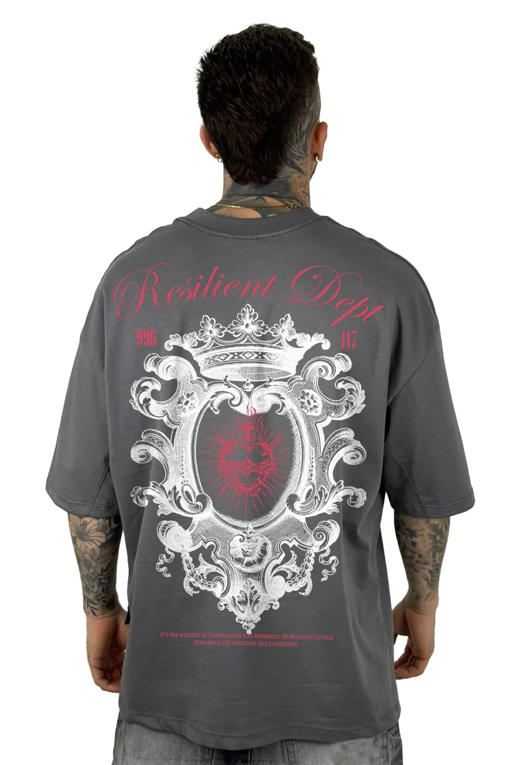 Oversize Gris Resilient Dept alto gramaje