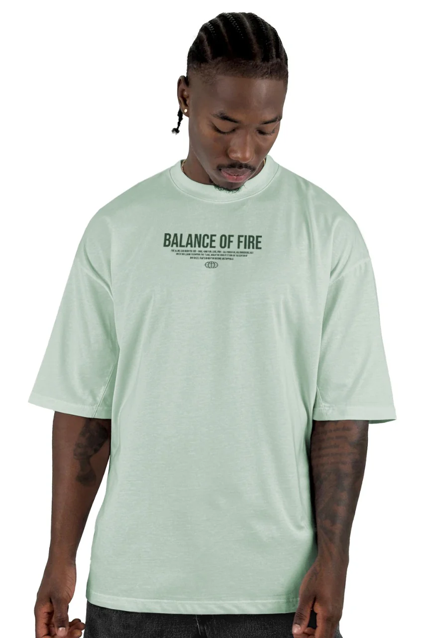 Oversize Verde Balance Of Fire - Image 2