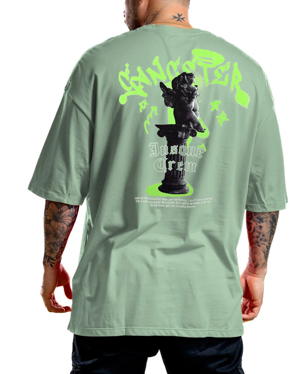 Oversize Verde Millo Ganster - Image 2