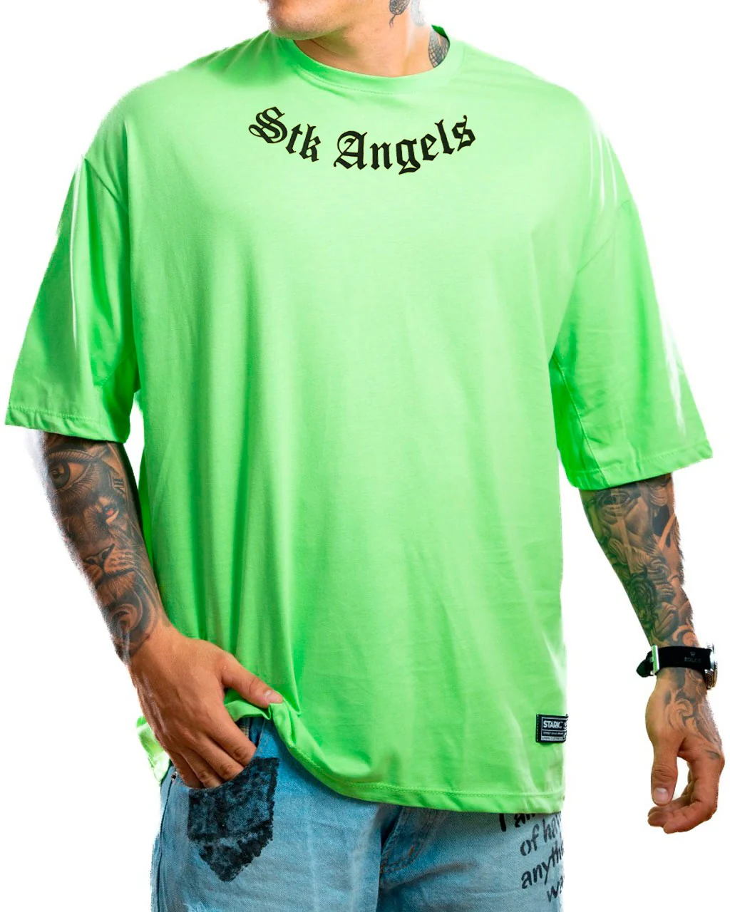 Oversize verde neon stk angels